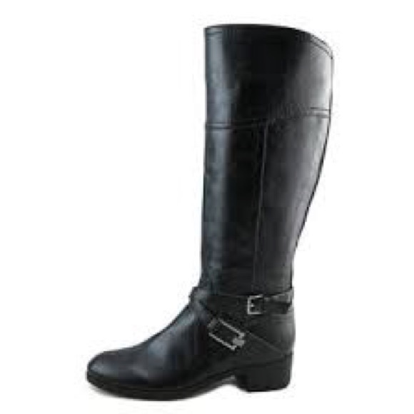 unisa black knee high boots